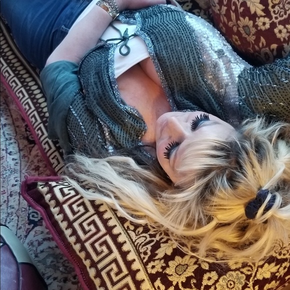 Hand made sequined jacket - Picture 4 of 11